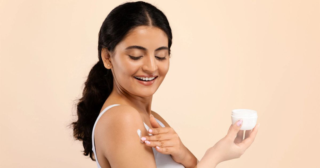 Complete body care checklist for healthy-looking skin, covering cleansing, exfoliation, moisturizing, and daily sun protection.