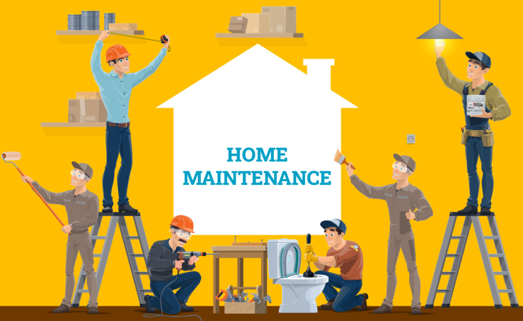 10 easy home maintenance tasks for keeping your home clean, safe, efficient, and in good condition year-round.